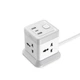 Мережевий подовжувач фільтр XO WL20 |2USB/Type-C, 4 Розетки, 2500W, 20W/3A, 2m| White - зображення 5