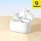 Беспроводные наушники Baseus Bowie M2 (с шумоподавлением, стильные, гарнитура, TWS, Bluetooth 5.2, зарядный кейс 400 mAh) - Белый - изображение 1