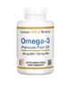 Омега-3 риб'ячий жир преміальної якості 180 мг ЕПК / 120 мг ДГК California Gold Nutrition, 100 капсул - зображення 1
