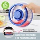 Вакуумна багаторазова кришка для продуктів Vacuum Food Sealer 19 см Рожева - зображення 5