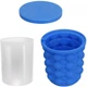Силиконовое ведро Синий для льда форма для льда Ice Cube Maker Genie (SH7712557) - изображение 2