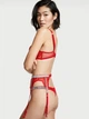 Пояс для чулков Victoria's Secret со стразами красный (XS-S) - изображение 2