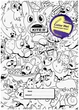 Набір обкладинок-розмальовок для книжок Kite Cats&Dogs А4+ 10 шт (K22-310-01) - зображення 1