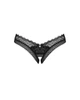 Эротические женские Трусики Obsessive Medilla crotchless thong XS/S Чёрный (SO9061) - изображение 3
