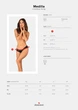 Эротические женские Трусики Obsessive Medilla crotchless thong XS/S Чёрный (SO9061) - изображение 5