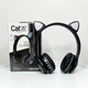 Беспроводные наушники с подсветкой с кошачьими ушками CAT EAR Headphones VZV-23M Bluetooth Черные - изображение 1