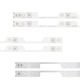 LED підсвітка TV 55" 4C-LB5504-HR3 4C-LB5504-HR4 55HR330M04A0 55HR330M04B0 9шт. - изображение 2
