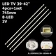 LED підсвітка TV 39-40-42" JL.D39581235-105AS-M 43-D385X012-X03A-XL DLED38.5AHXL 4X8 0002 4pcs=1set - изображение 1