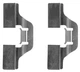 Монтажный комплект тормозных колодок Quick Brake (109-1211) - изображение 2