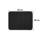 Двухслойный коврик Lesko DT856 30*45 см Black для кошачьего туалета с песочным фильтром нескользящий - изображение 5