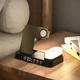 Беспроводное Зарядное Устройство JJT-S37 5in1 + Lamp / Alarm Clock 30W S version - изображение 3