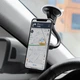 Автомобильный магнитный держатель для смартфона на присоске на лобовое стекло BOROFONE BH18 Journey черный - изображение 9