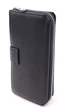 Якісний Чорний Шкіряний Гаманець Унісекс SF-ST228-black - зображення 10