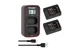 3-Pack NP-FZ100 комплект из 2 аккумуляторов KingMa для Sony NP-FZ100 и двойного зарядного устройства - изображение 1