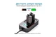 3-Pack SPCC1B комплект з 2 акумуляторів KingMa для GoPro SPCC1B та подвійного зарядного пристрою - зображення 9