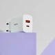 МЗП Baseus Compact Quick Charger 20W QC+ PD (1Type-C + 1USB) white - изображение 5