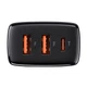 МЗП Baseus Compact Quick Charger 30W (Type-C+2USB) white - зображення 8