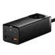Мережевий фільтр Baseus GaN3 Pro Desktop Powerstrip 65W (2xType-C + 2xUSB + AC(EU)) black - зображення 9
