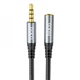 Кабель Hoco UPA20 3.5mm (2m) metal gray - изображение 2