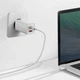СЗУ Baseus GaN2 Lite Quick Charger 65W (1 Type-C + 1 USB) white CCGAN2L-B02 - зображення 6