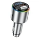 FM-трансмиттер + зарядное устройство Proove FM Launcher Power Drive 30W (PD+QC3.0) Type-C+USB silver 508820012 NS-FF - изображение 1