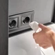 Мережевний зарядний пристрій МЗП Baseus Super Silicone Quick Charger 20W (Type-C) + With Cable Type-C to Lightning Чорний - зображення 8