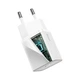 Мережевний зарядний пристрій МЗП Baseus Super Silicone Quick Charger 20W (Type-C) + With Cable Type-C to Lightning Чорний - зображення 4