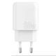 Мережевий зарядний пристрій Proove Silicone Power Plus 30W (Type-C + USB) білий - зображення 6