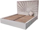 Ліжко Sunrise Comfort 120 х 190 см Simple З підйомним механізмом та нішою для білизни Рожевий - зображення 1