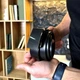 Ремень мужской кожаный автомат черный пояс из натуральной кожи 3733 - изображение 5