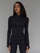 Кофта жіноча спортивна Nova Vega M чорний 993275-00292 - зображення 4