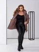 Зимняя Куртка женская батал синтепонова р.52/54 Мокко 016996 - изображение 5