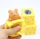 Детская игрушка-антистресс Мышь в сыре Мышка Коричневая - изображение 7