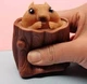 Детская игрушка-Антистресс белка Фуфлик в дупле Коричневая - изображение 4