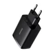 Зарядное устройство Baseus сетевое Compact Charger 3U 17W 3USB Black (YM1525) - изображение 5