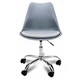 Крісло Bonro B- 487 на колесах сіре (14-76-42300039) - зображення 5