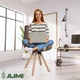 Стілець обідній Jumi Saida коричневий скандинавський стиль для вітальні сучасний - зображення 11