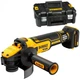 Аккумуляторная бесщеточная угловая шлифмашина DeWALT DCG409VSNT без акб, в кейсе (DCG409VSNT) - изображение 1
