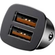 Автомобильное зарядное устройство Baseus Square Metal A+A 30W Dual QC3.0 Quick Car Charger Black (YM1271) - изображение 4