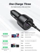 Автомобильное зарядное устройство Ugreen 2x USB Type C / 1x USB 69W Power Delivery Quick Charge Black (YM1397) - изображение 2
