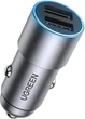 Автомобильное зарядное устройство Ugreen Car Charger Dual USB-A 24W 4.8A Max Gray (YM1393) - изображение 1