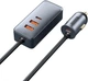 Автомобильное зарядное устройство Baseus Share Together PPS with extension cord 120 W Grey (YM1361) - изображение 2