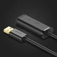 USB-кабель-подовжувач Ugreen USB 2.0 Male to USB Female 480 Мбіт/с 5 м Black (YM1407) - зображення 8