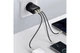 Быстрое зарядное устройство Baseus Compact 2x USB / USB Type C 30W 3A PD Quick Charge Black (YM1526) - изображение 2