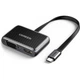 Адаптер перехідник Ugreen USB Type-C to HDMI VGA порт-реплікатор Black (YM1165) - зображення 1