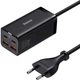 Зарядное устройство Baseus GaN3 Pro GaN 2 x USB Type C 2 x USB 100W с кабелем Black (YM1644) - изображение 2