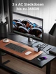 Зарядное устройство Ugreen USB 3-контактная розетка DigiNest Cube 65W USB C Power Strip GaN (YM1482) - изображение 4