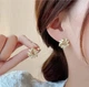 Елегантні сережки Рисинки, позолочений 0912974 - зображення 2