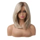 Перука Blond омбре, натуральне синтетичне волосся - зображення 4