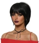 Парик брюнетки короткий Natural Black, термоволокно - изображение 2